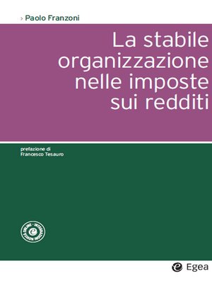 cover image of La stabile organizzazione nelle imposte sui redditi